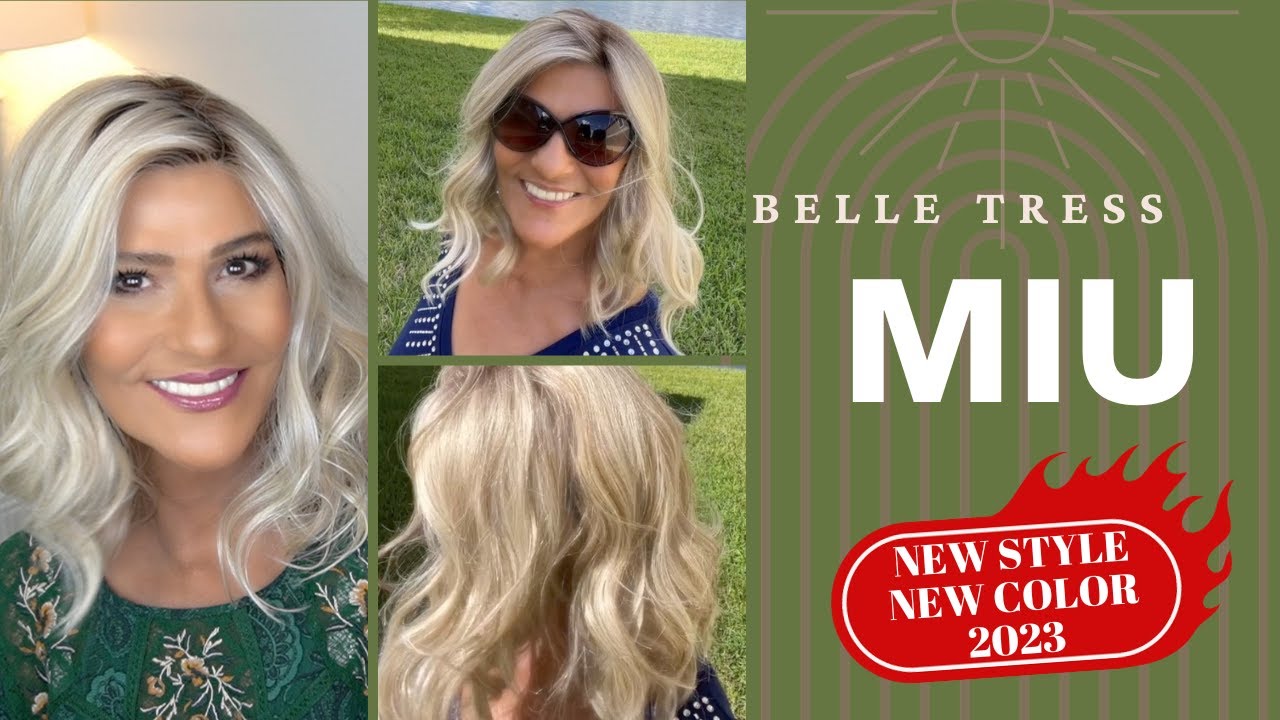 Belle Tress MIU (NEW WIG STYLE & COLOR 2023) BURNT BISCUIT BLONDE R