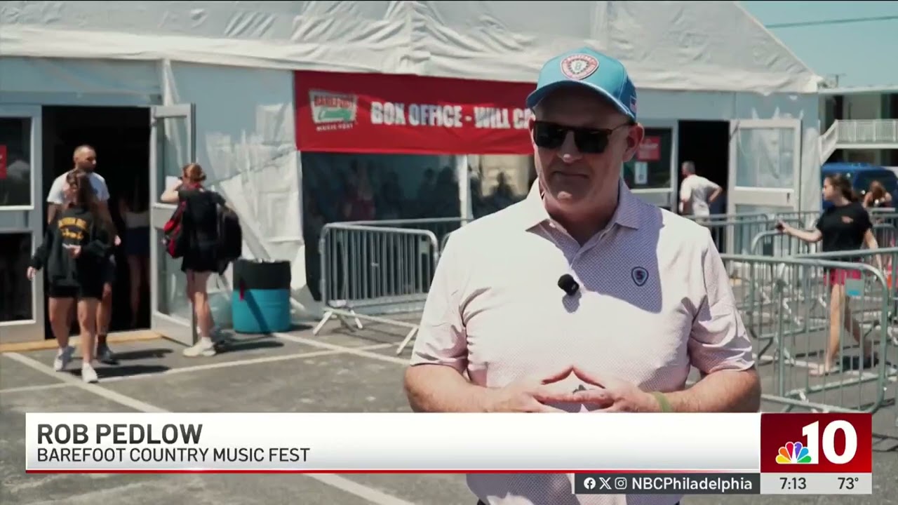 Barefoot Country Music Fest in NJ evacuated due to lightning