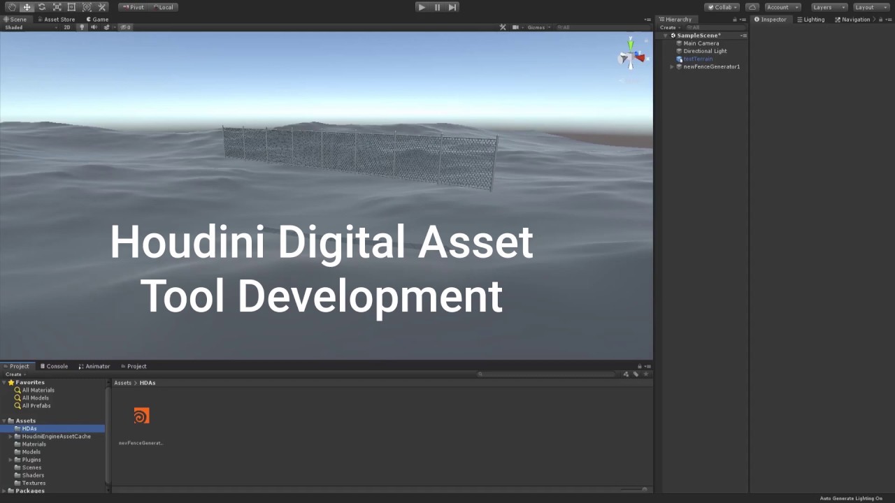 Houdini Tool Development for Unity3D - YouTube