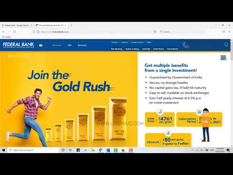 Federal Bank Online Banking Login 2021 | Federal Bank Online Account Sign In Help, FederalBank.co.in
