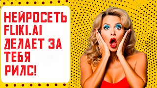 Топ AI нейросеть Fliki делает за тебя рилс в Инстаграм!