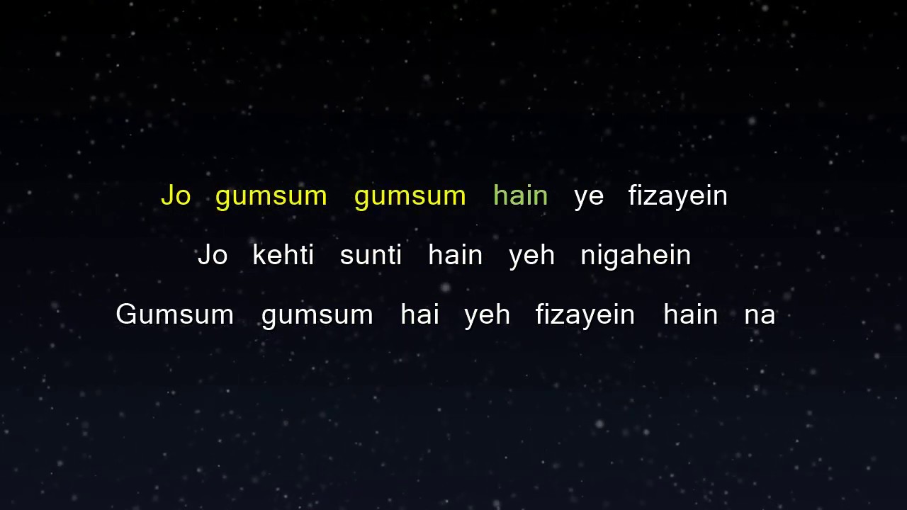 Sham   Aisha Karaoke Version