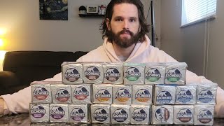 48 KLONDIKE BARS CHALLENGE | EATING EVERY VARIETY AVALIABLE EXCEPT NO SUGAR ADDED | 11,520 CALORIES
