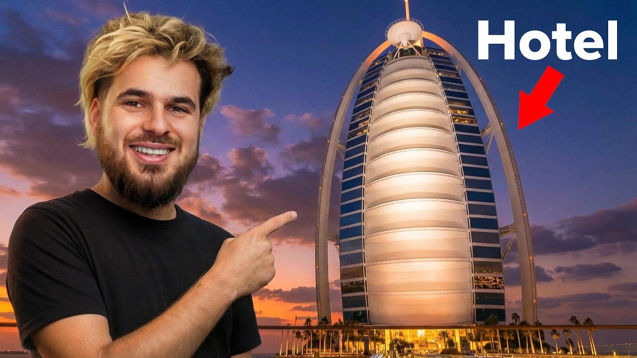 Stau la Singurul Hotel de 7-Stele din Lume (Burj al-Arab)