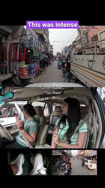 They were waiting for her to MESS UP!! #driving #stress #india #punjab #ohno