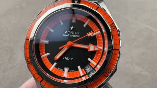 Zenith Defy Revival Organge 03.A3648.67021.M3648 - Hands On Watch Review Features