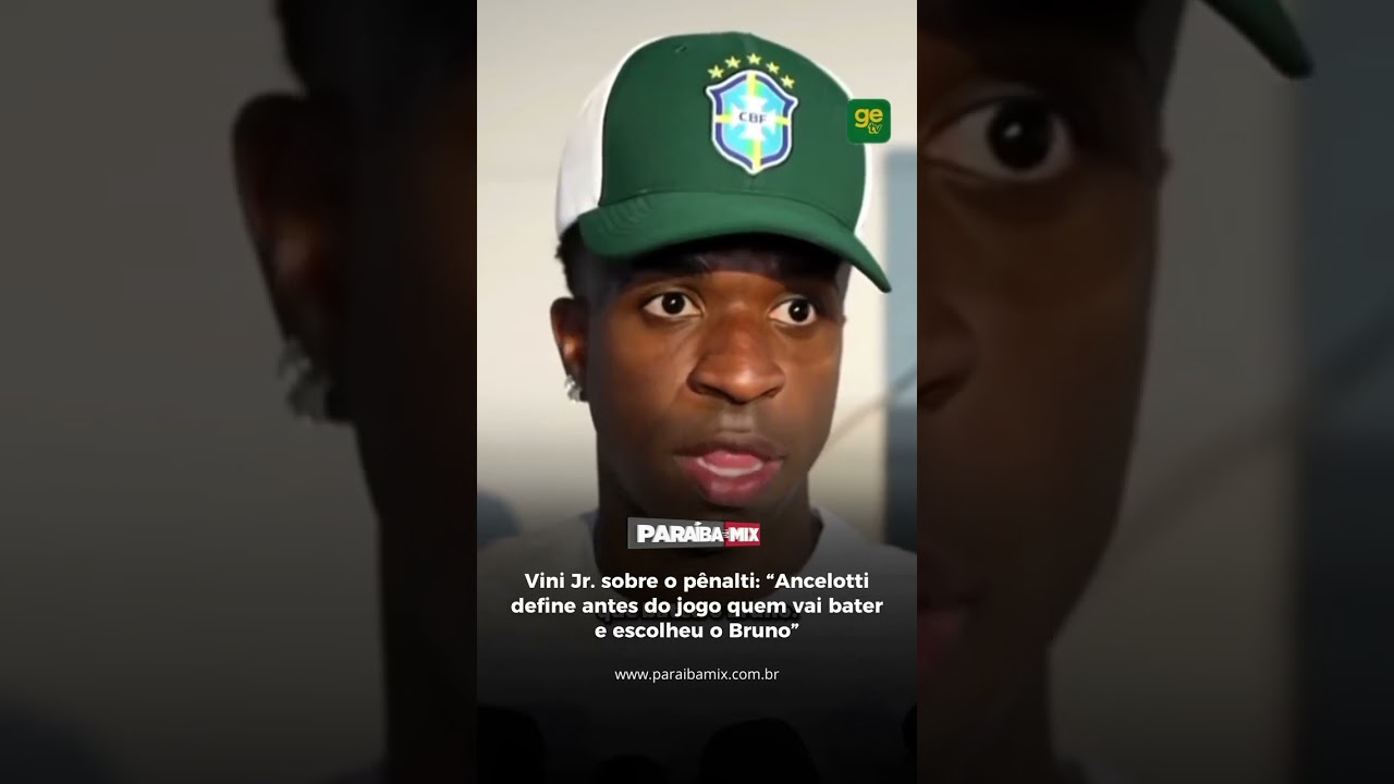 Vini Jr. sobre o pênalti: “Ancelotti define antes do jogo quem vai bater e escolheu o Bruno"
