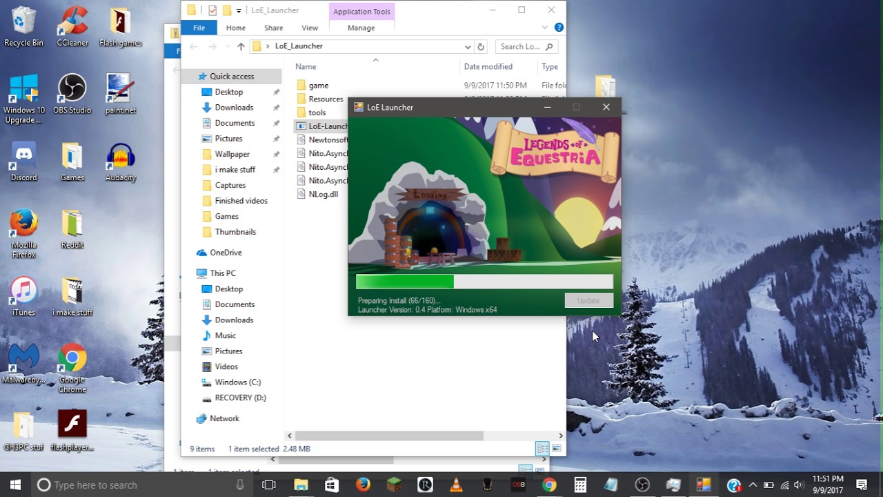 How to install Legends of Equestria on Windows