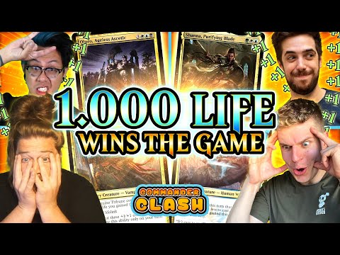 First to 1,000 Life Wins! | Commander Clash S17 E04