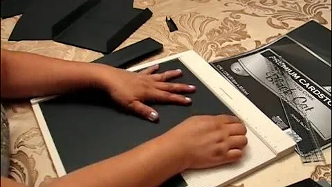 How to make envelope pages out of cardstock for mini albums