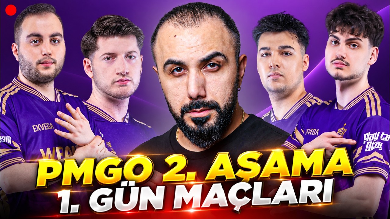 🔴 S2G E-SPOR 2026 PMGO 2. AŞAMA 1. GÜN MAÇLARINI İZLİYORUZ! - PUBG Mobile
