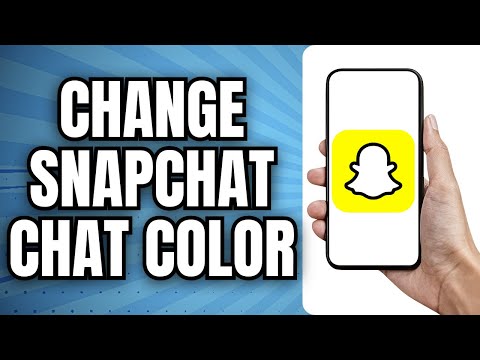 How To Change Snapchat Chat Color