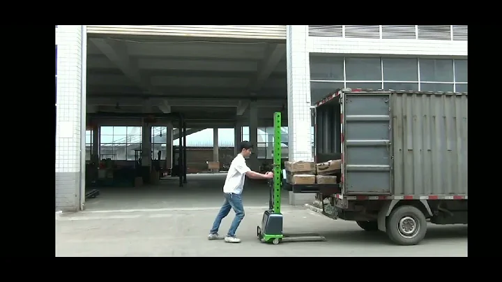 500-1000kg 1300-1500mm full-electric portable self loading stacker ladder truck-One Stop Handling