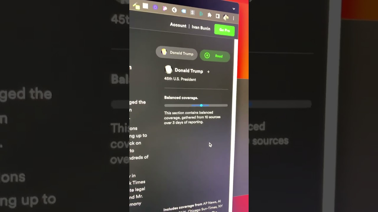Stop scrolling biased news! The #1 AI powered news app  