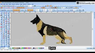 Learn How to Digitize Realistic Dog fur for Embroidery