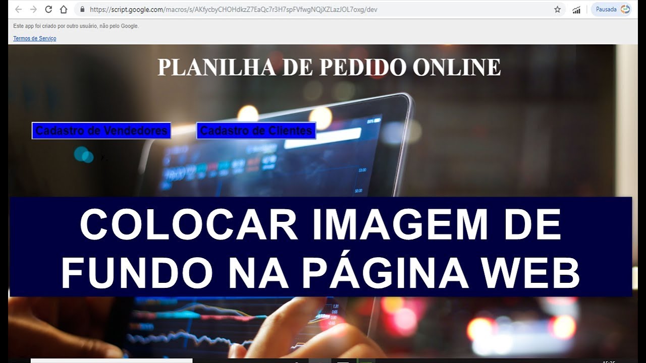 Aprenda a colocar uma imagem como plano de fundo na página do Google