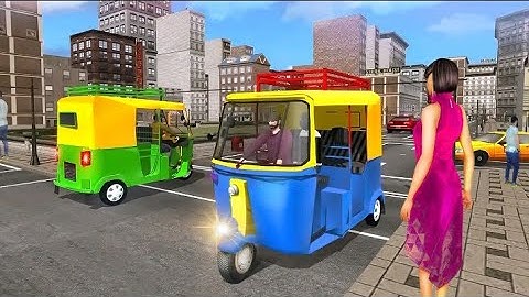 Modern Tuk Tuk Auto Rickshaw Driving Games - Tuk Tuk Driving Simulator #3 - Android Ios Gameplay