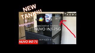 NEW Nuvo INT 75g Reef tank!