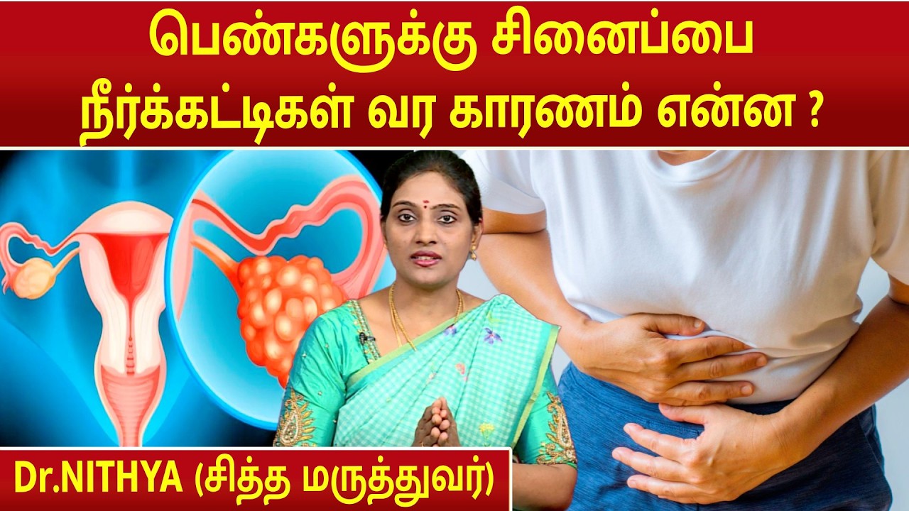 பெண்களுக்கு சினைப்பை நீர்க்கட்டிகள் வர காரணம் என்ன ? | Ovarian Cysts | Dr.Nithya |