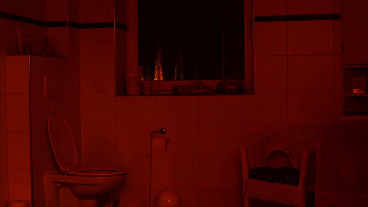 Ghost peeing caught on camera *Enhanced*