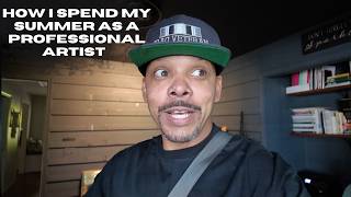 How I Spend My Summer as a Professional Artist - Murals, Quotes, Shipping, Museum, Art Fairs