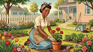 positive mood garden jazz | happy 1950s jazz for planting flowers and sunny days