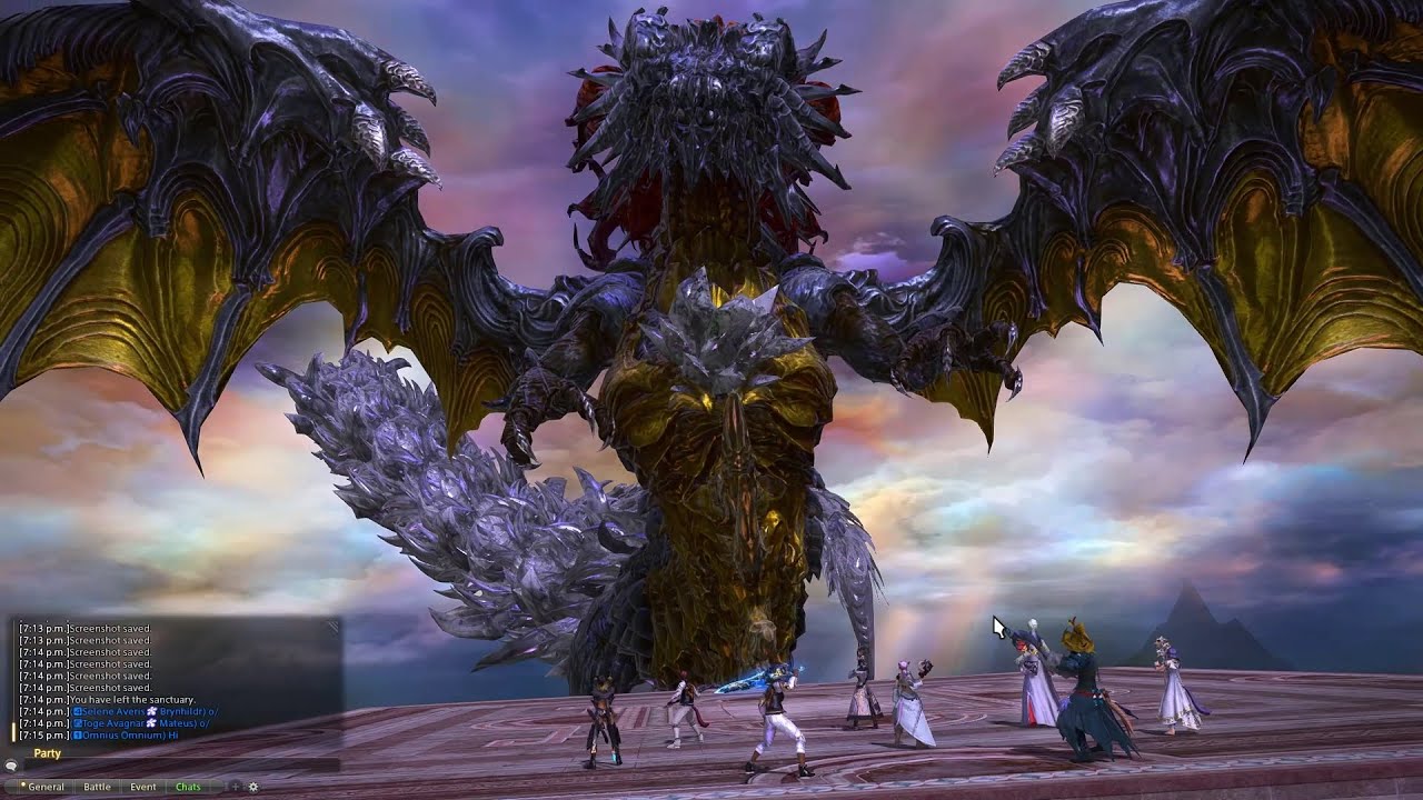 The Royal Menagerie - Shinryu Boss Fight (Dragon)