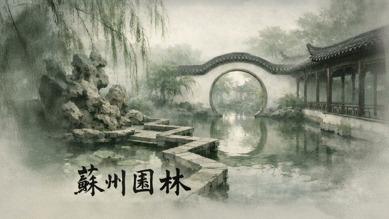 SUZHOU GARDENS | 苏州园林 - Elegant Chinese Instrumental Music