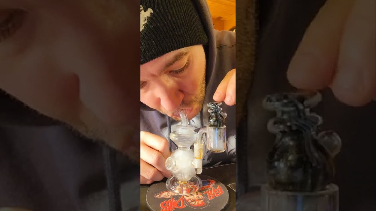 MJ Arsenal Mini Jig dab rig with cache first look and function test 👀 👍 👌