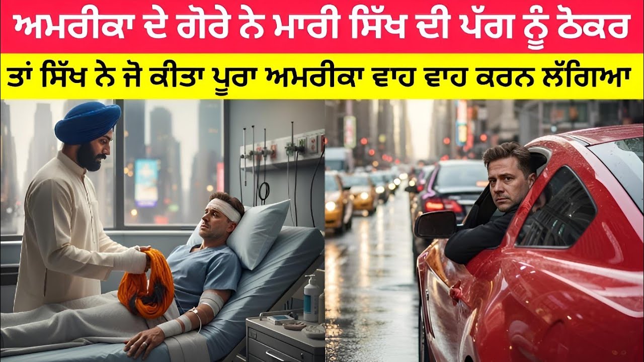 ਹੰਕਾਰੀ ਗੋਰੇ ਨੇ ਅਮਰੀਕਾ ਚ ਸਿੱਖ ਦੀ ਪੱਗ ਨੂੰ ਮਾਰੀ ਠੋਕਰ ਤਾਂ ਉਸੇ ਸਿੱਖ ਨੇ ਉਸ ਦੀ ਜਾਨ ਬਚਾਈ ਤਾਂ ਫਿਰ ਜੋ ਹੋਇਆ..
