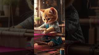 Kiten Weaves a Saree on the Loom | Traditional Handloom Craft