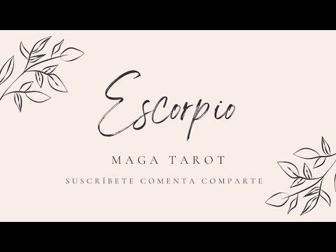 Tarot ESCORPIO ~ Esto lo tienes que saber 💯 ️ Tus cartas han hablado ...