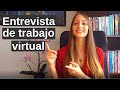 Cómo prepararte para una entrevista de trabajo virtual en el 2021 / Tips / Michelle Engelmann