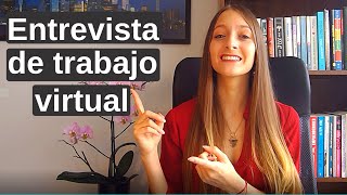 Cómo prepararte para una entrevista de trabajo virtual en el 2021 / Tips / Michelle Engelmann