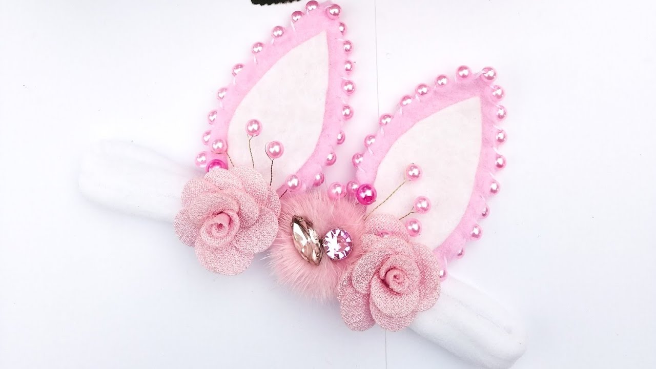 Como fazer tiara, Handbands Coelhinha da Páscoa / PAP Claudiana Araujo