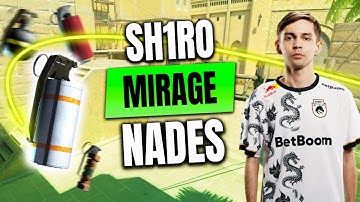 sh1ro Nades — Mirage vs Vitality — CS2 POV BLAST PREMIER WORLD FINAL 2024