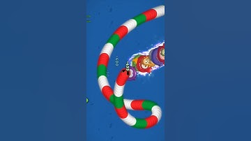 Worms zone best kill, slither snake io games#shorts