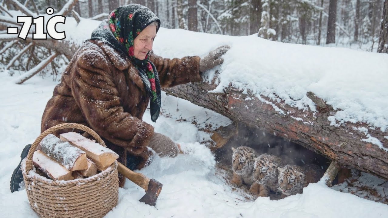 Surviving at –71°C | Old Lady Living Alone in Yakutia