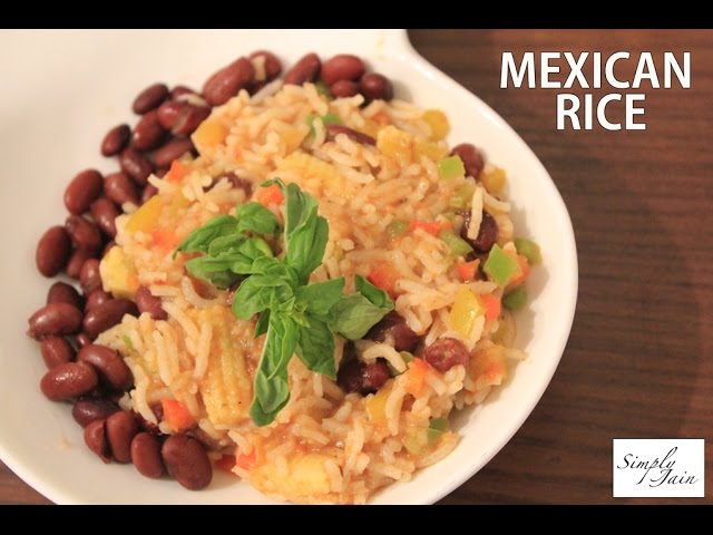 Mexican Rice Recipe | How To Make Mexican Rice | Mexican Cuisine | Simply Jain