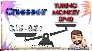 СПИННИНГ TURING MONKEY SP40 (1 - 7 г). Мормышинг (0.15 - 0.3 г)