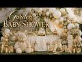 Baby Shower Garden Screen | Gender Neutral Baby Shower Music | 1 Hour 4K Ambience