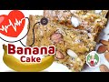 How to Make a No Oven Banana Cake with Almonds | Banana Loaf