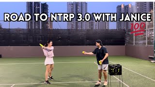 Road to NTRP 3.0 with Janice | Beginner Tennis Lesson