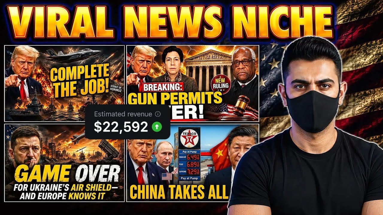 From $0 to $22,592 with Viral USA Politics News Niche U… — Transcript