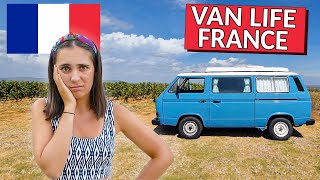 Van life in France is not for us. Here is why...