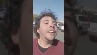 MAN PICKS A FIGHT WITH A MOTORCYCLIST IN A WALMART PARKING LOT