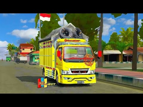 Shere mod truk  canter  terbaru Bus simulator  indonesia 