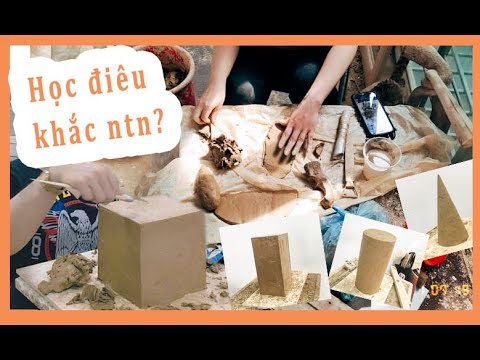 Tập làm điêu khắc??? Nặn các khối cơ bản | VLOG ART - Sculpture - youtube