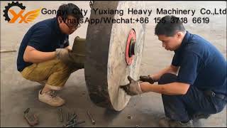 1200 assembly video for Gold Ore Grinding Mill /Wet Pan Mill/Gold Stamp Mill used in South African