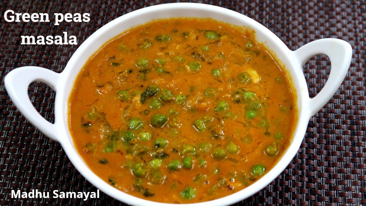 Green Peas Masala for poori ,chapathi YouTube
